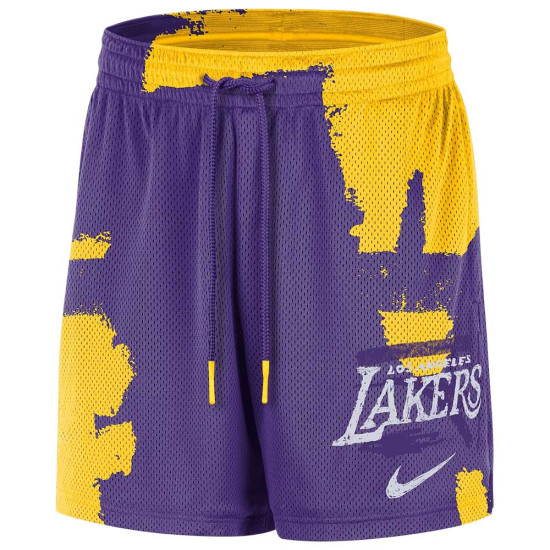 Nike Ανδρικό σορτς Los Angeles Lakers Courtside Dri-FIT NBA Mesh Shorts